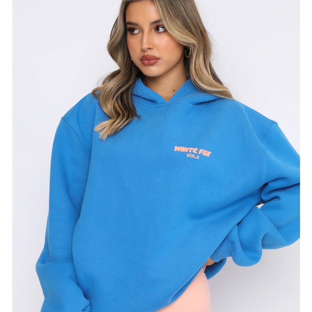 White fox hoodie